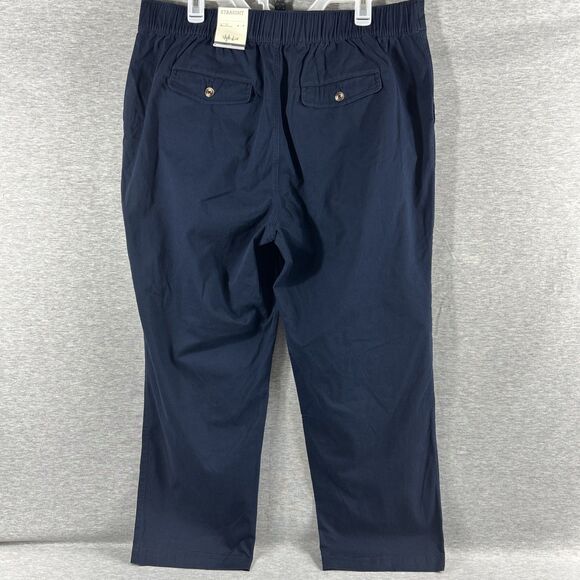 Style & Co Chino Table Straight Mid-Rise Elastic Waist Size 16 Blue - Picture 8 of 16